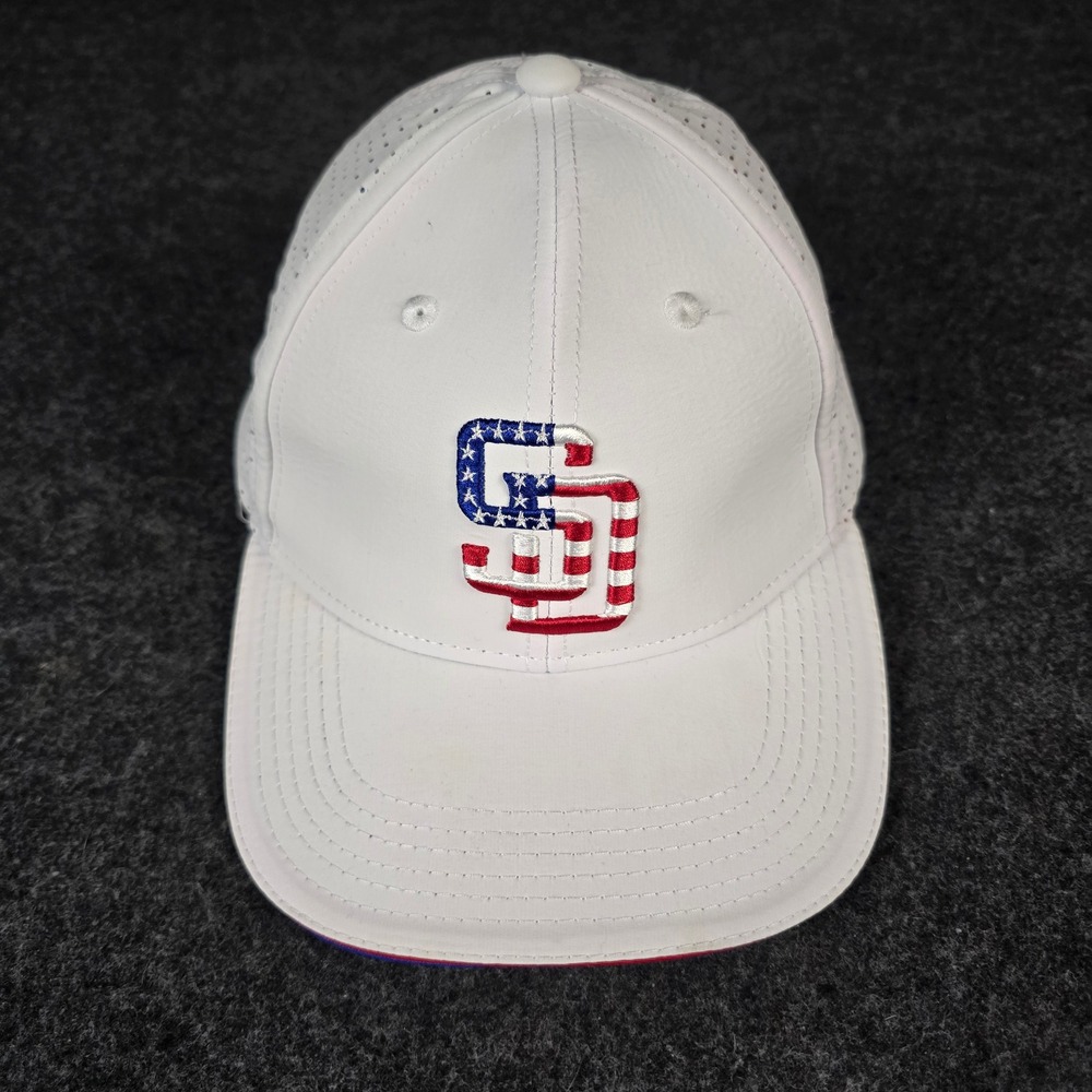 San Diego Padres MLB Stars and Stripes Patriotic Adjustable Hat Melonwear USA